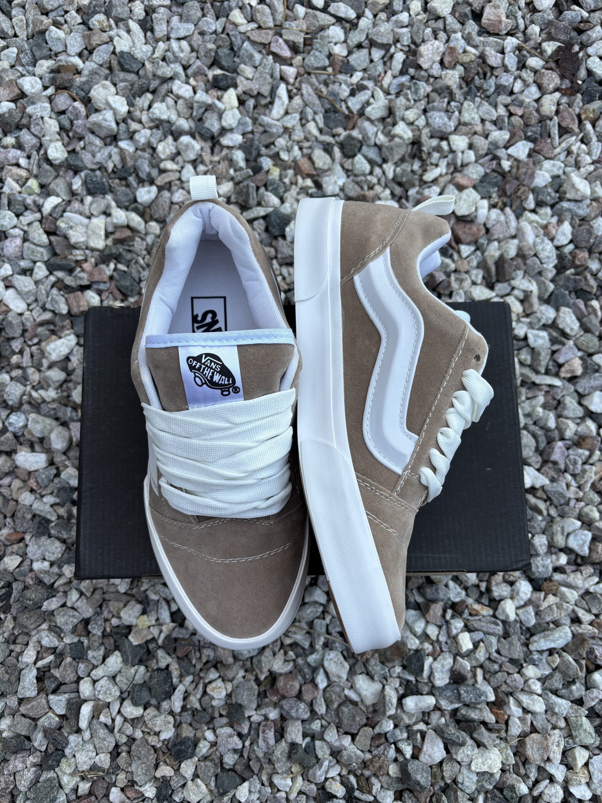 VANS KNU SKOOL BEIGE - Imagen 2